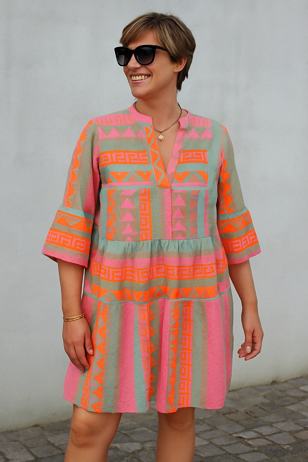 Isabella - Vintage-Inspired Tummy Covering Dress