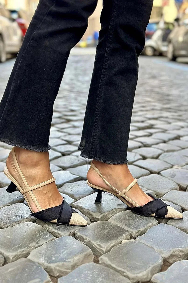 LUCREZIA | Elegant Slingback Pump for a Sophisticated Style