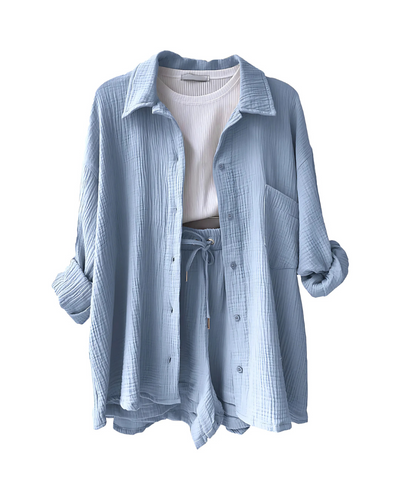 Sadie - Button-Up Short Set