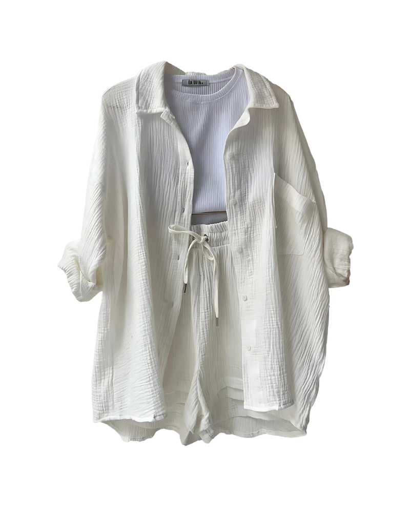 Sadie - Button-Up Short Set