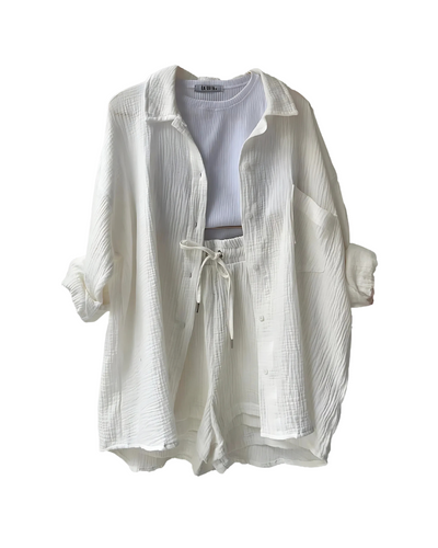 Sadie - Button-Up Short Set
