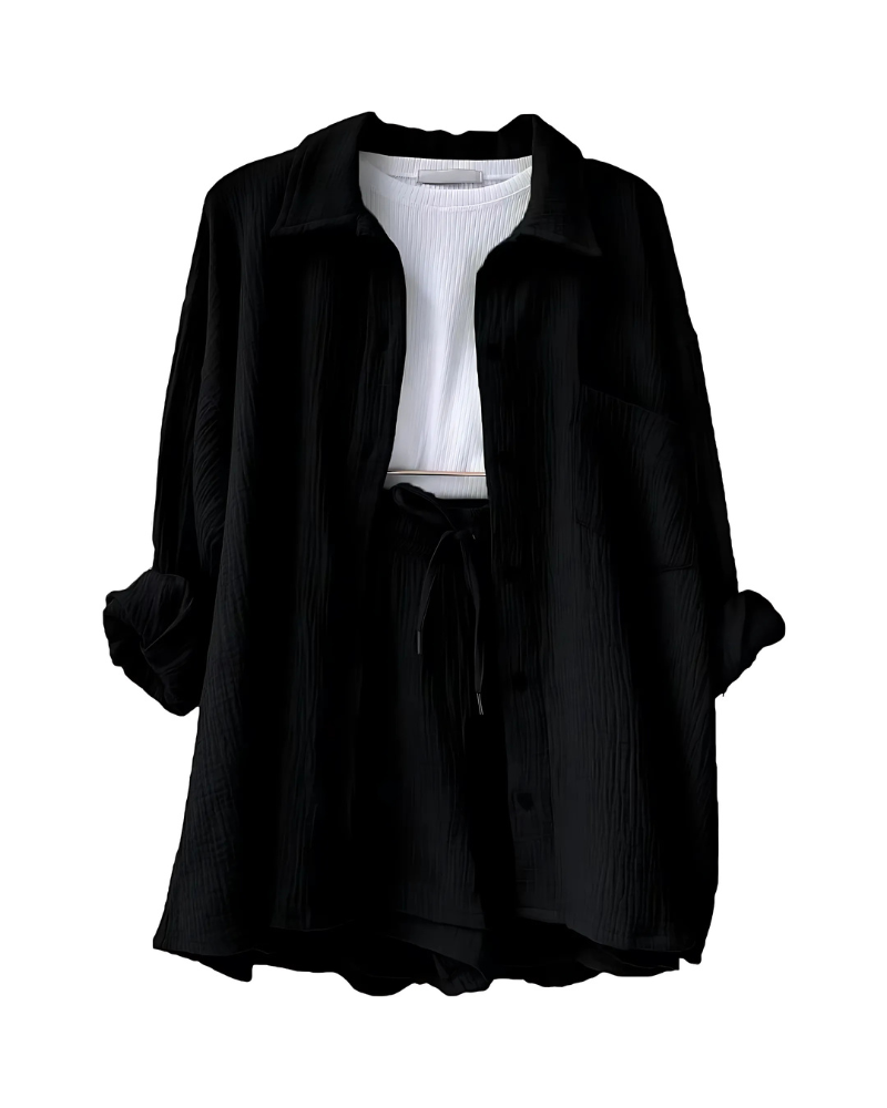 Sadie - Button-Up Short Set