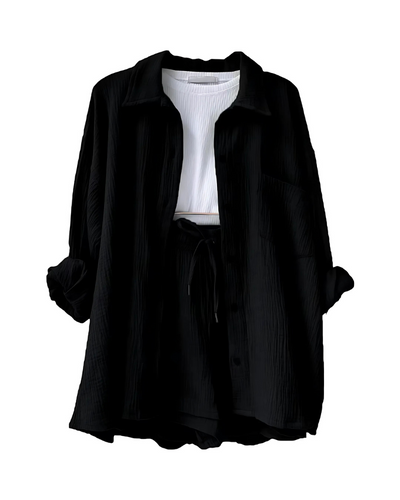 Sadie - Button-Up Short Set