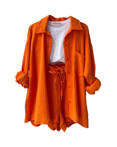 Sadie - Button-Up Short Set