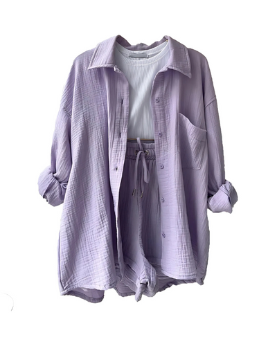Sadie - Button-Up Short Set