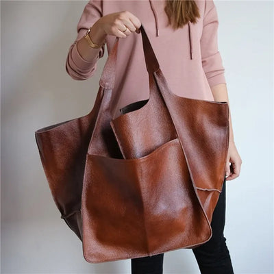 Laura's Timeless Charm | Vintage Leather Bag