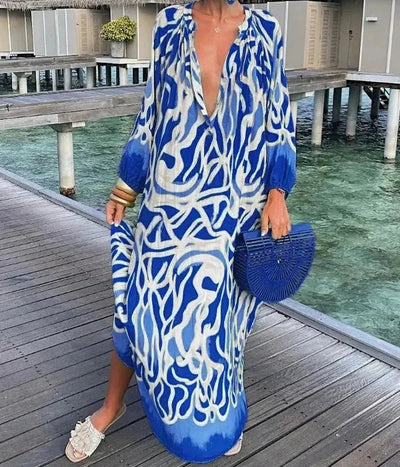 Liana - Colorful Tummy Covering Dress