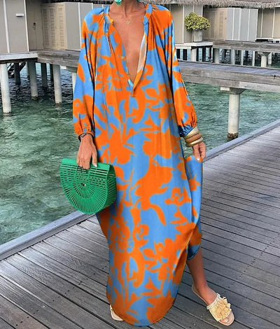 Liana - Colorful Tummy Covering Dress