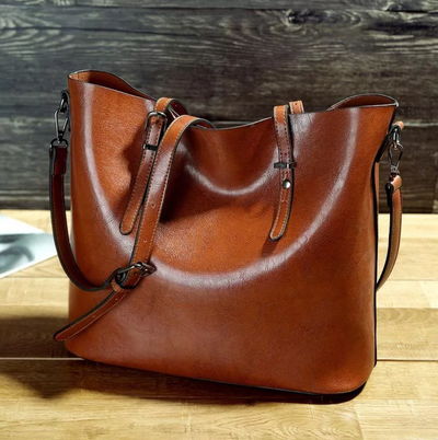 Francesca | Vintage Leather Shoulder Bag