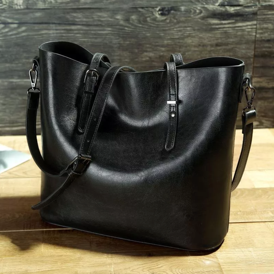 Francesca | Vintage Leather Shoulder Bag