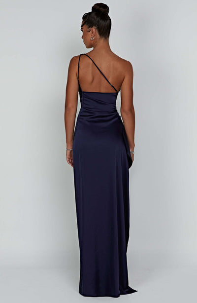 Saoirse - One Shoulder Satin Long Bodycon Dress