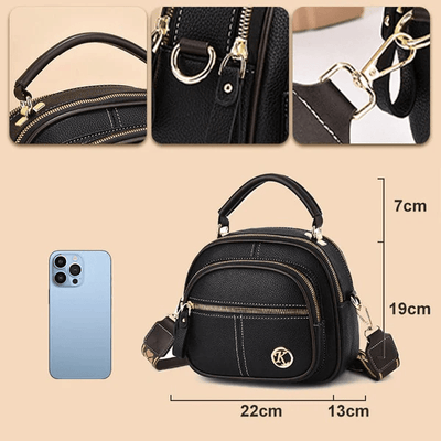 Molly's Timeless Elegance | Stylish Leather Shoulder Bag