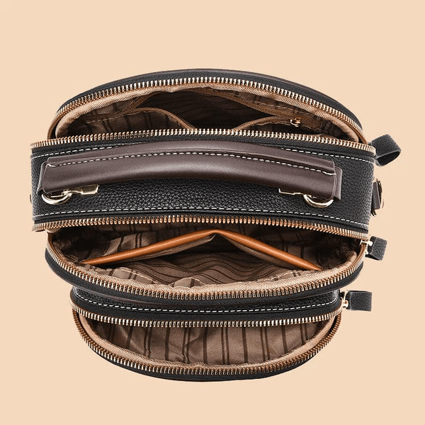 Molly's Timeless Elegance | Stylish Leather Shoulder Bag