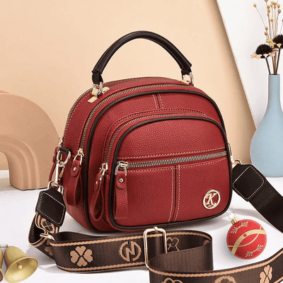 Molly's Timeless Elegance | Stylish Leather Shoulder Bag