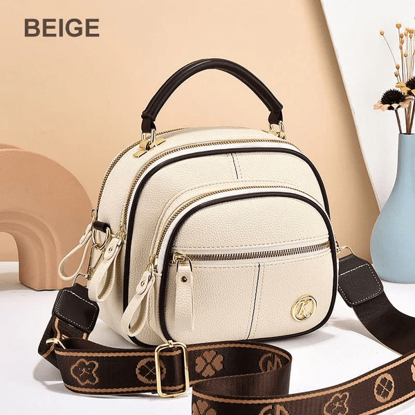 Molly's Timeless Elegance | Stylish Leather Shoulder Bag