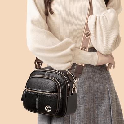 Molly's Timeless Elegance | Stylish Leather Shoulder Bag