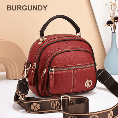 Molly's Timeless Elegance | Stylish Leather Shoulder Bag