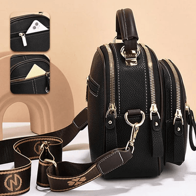Molly's Timeless Elegance | Stylish Leather Shoulder Bag